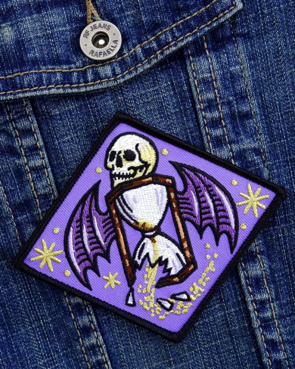 Time Isn t Real Hourglass Patch Hot on Sale - Image 2