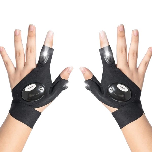 【LAST DAY SALE】LED Flashlight Waterproof Gloves For Discount