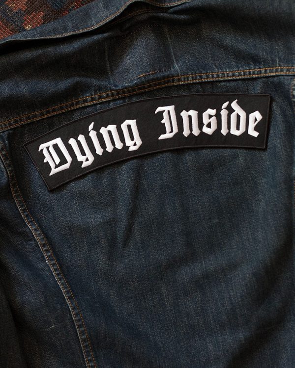 Dying Inside Large Back Patch For Cheap - Image 2
